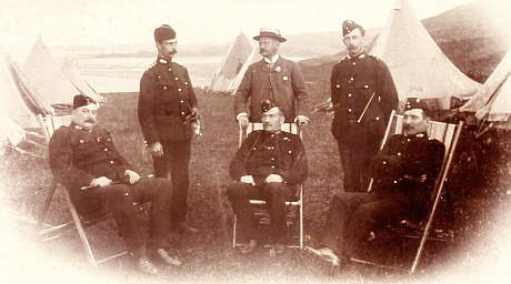 The Volunteers' Officers in 1902